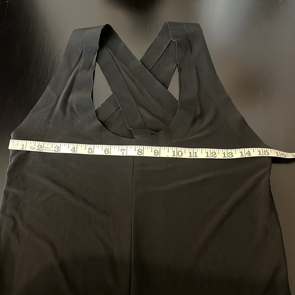 Norma Kamali Cross back Cropped Jumpsuit in Black size M - Picture 8 of 16